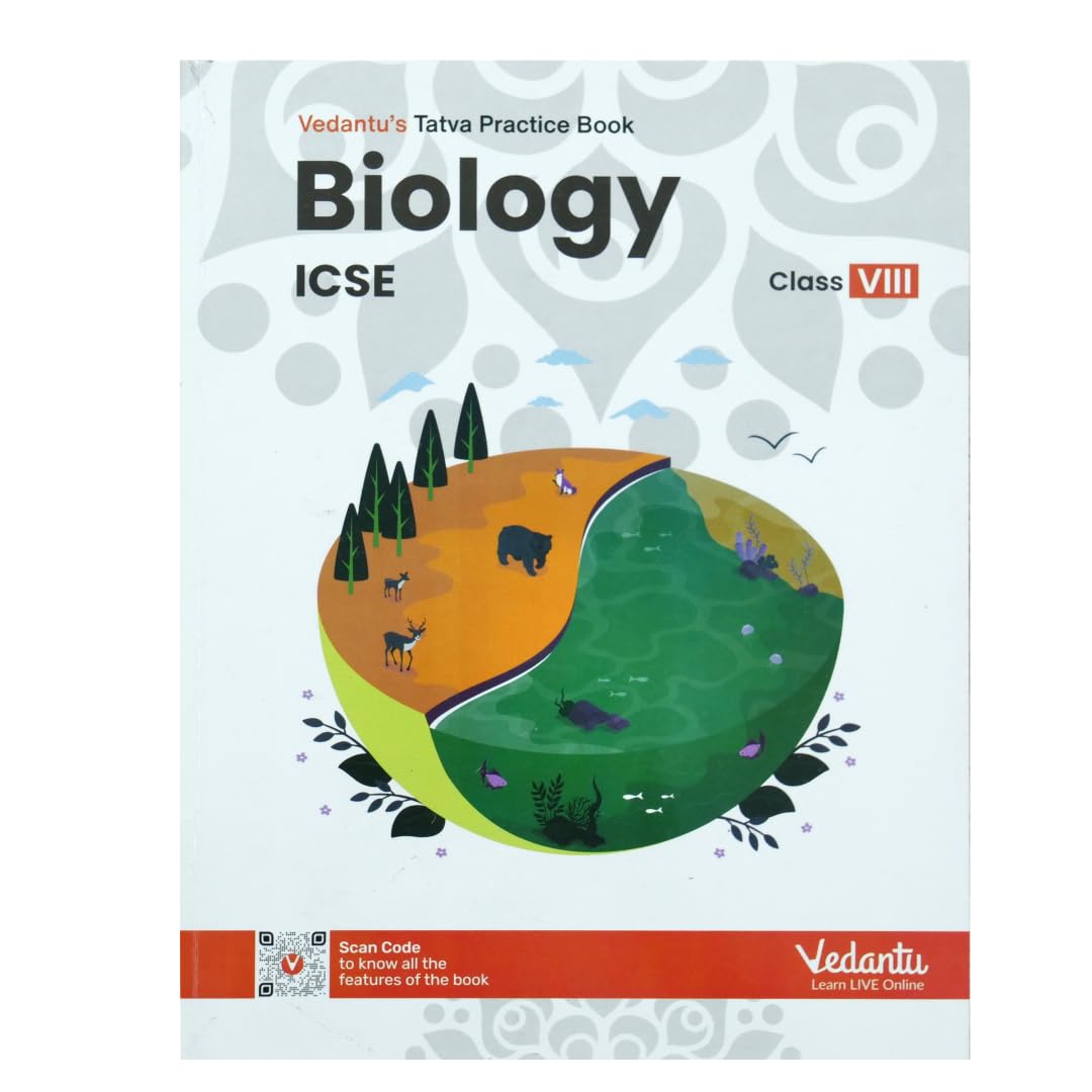 Vedantu ICSE Class 8 Biology Tatva Practice Book | With Chapterwise Questions Concept-Based Learning | Advanced Level HOTS Analysis Evaluation
