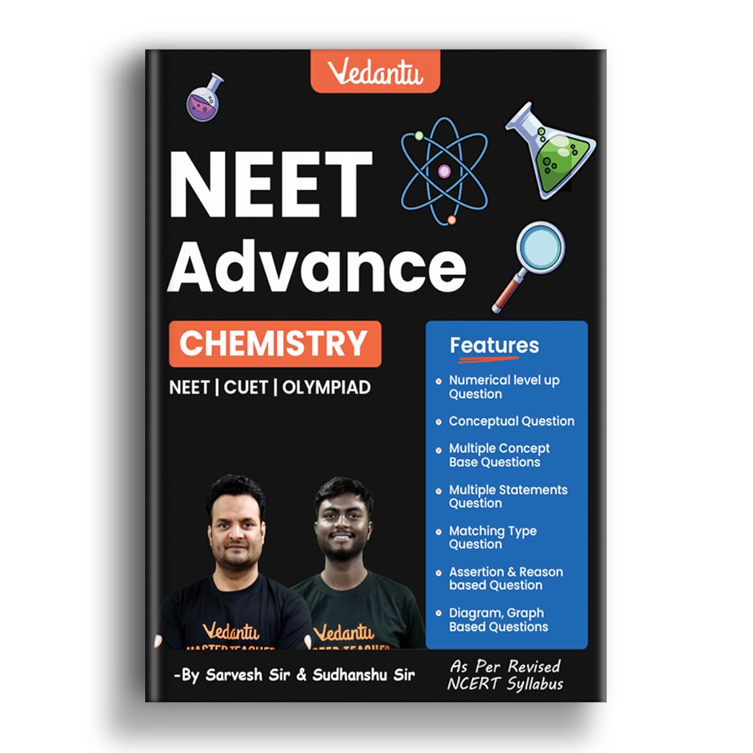 Vedantu NEET Advance Chemistry Question Book | NEET-UG 2026, CUET & Olympiad Prep | NCERT-Based Topicwise MCQs, Numericals, Conceptual Questions, Graphs, A/R & Diagram-Based Questions