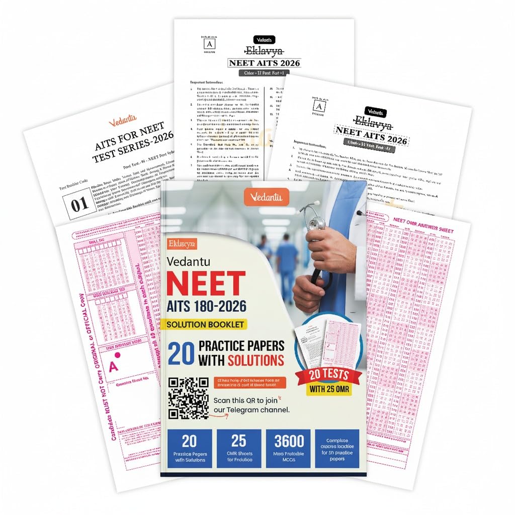 Vedantu NEET AITS 180 Test Series 2026 | Latest NTA Pattern | 12 Full & 8 Part Syllabus Tests | 3600+ MCQs | OMR Practice Sheets | NCERT-Based Solutions | Expert Verified & Curated