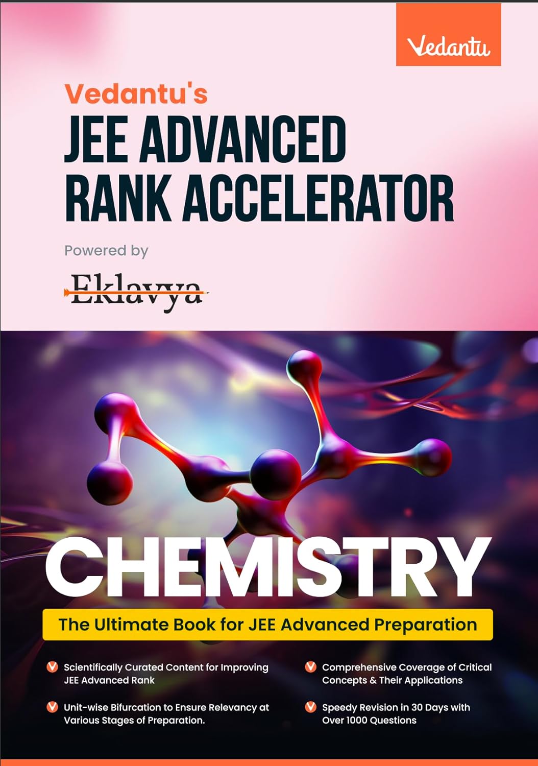 Vedantu JEE Advanced Rank Accelerator Chemistry Book For Class 11 & 12 | Complete Chemistry Preparation Guide | 1000 Plus Questions With Problem-Solving Techniques