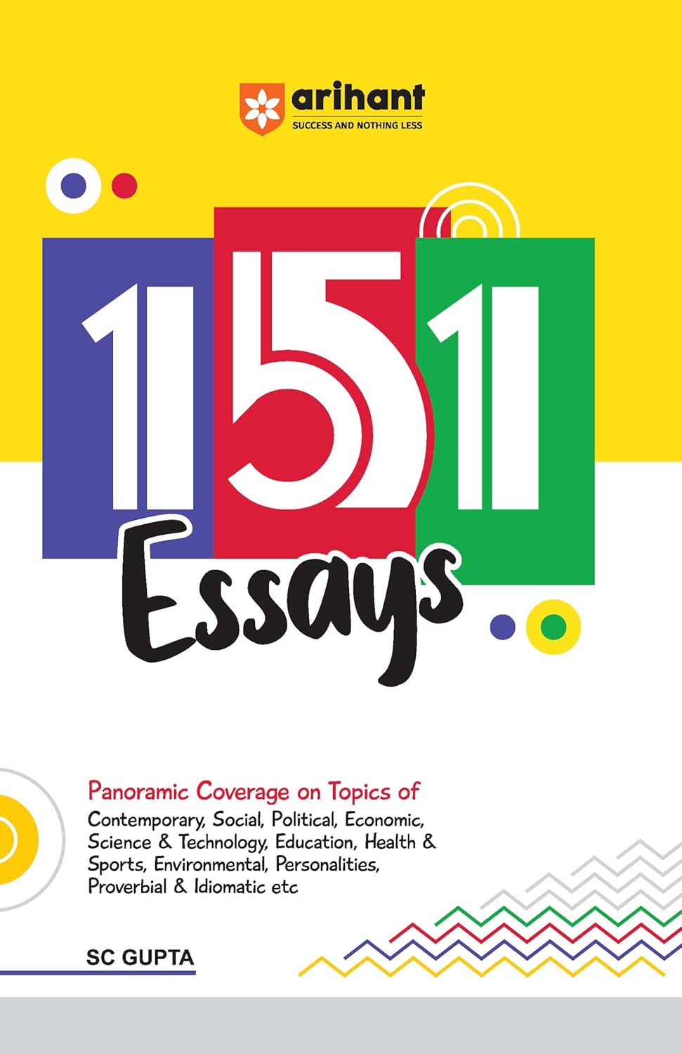  Arihant 151 Essays Almost all Current Topics
