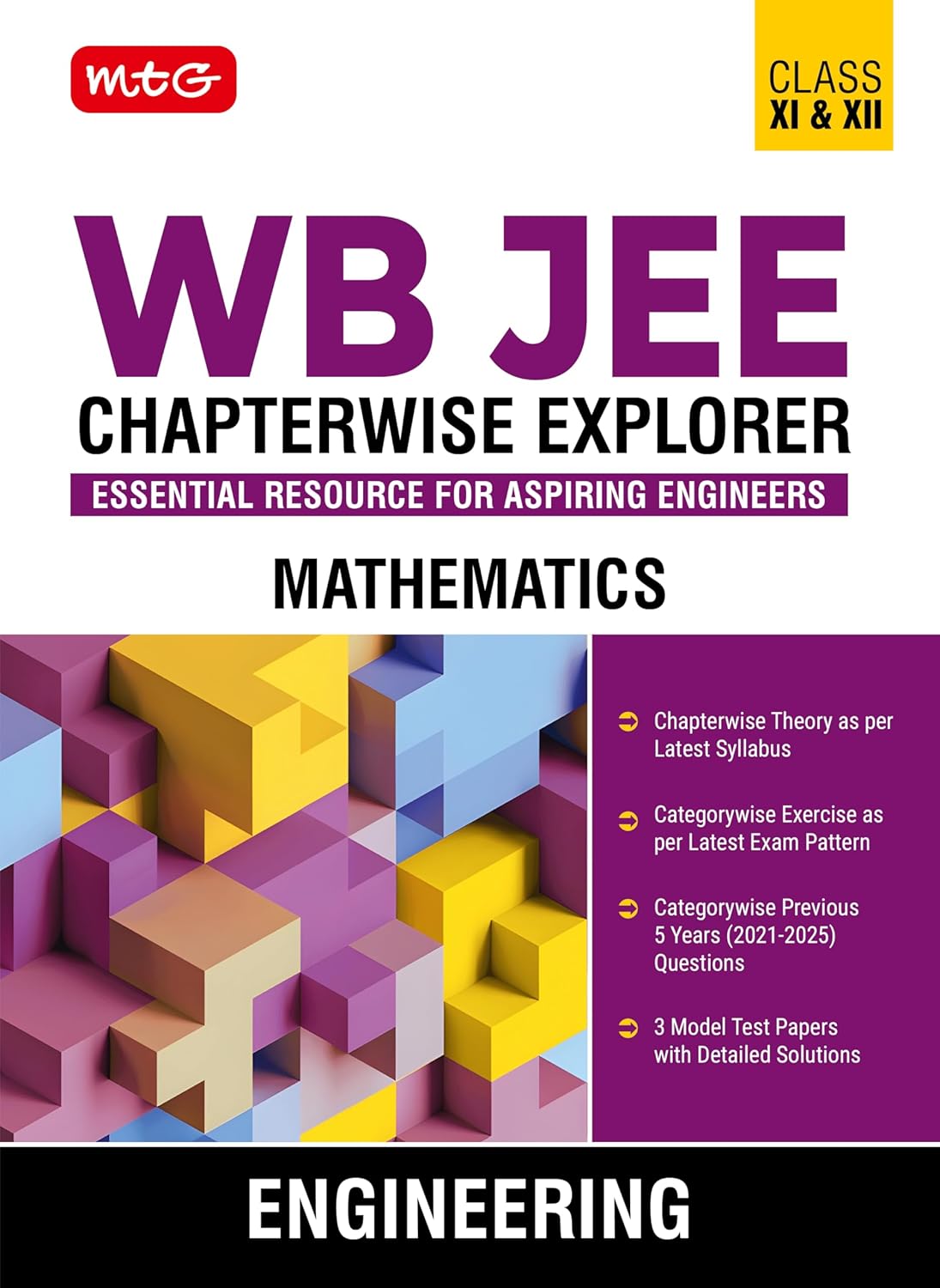 MTG WB JEE Chapterwise Explorer Mathematics For 2025-2026 Exam - WB JEE Engineering Previous Years Solved Papers (PYQ Book) with Detailed Solutions