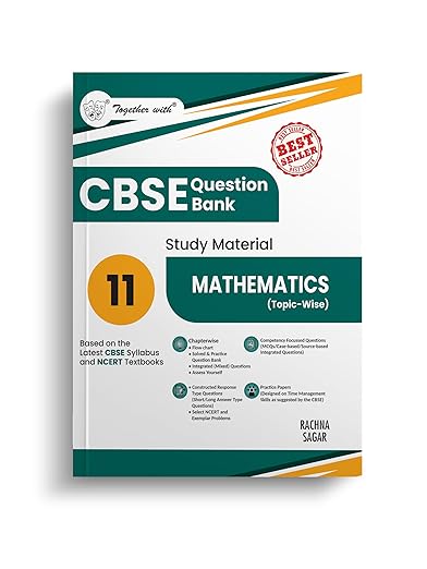 Together with CBSE Question Bank Class 11 Mathematics for 2025-26 Exam (Chapterwise & Topicwise)