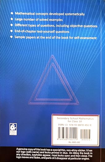 Secondary School Mathematics for Class 10 - CBSE - by R.S. Aggarwal Examination 2025-26