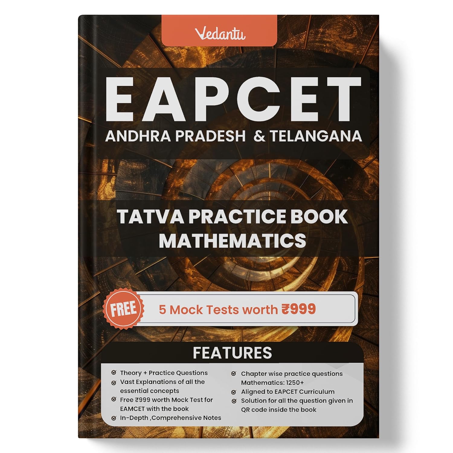 Vedantu Andhra Pradesh & Telangana EAPCET / EAMCET Tatva Practice Question Bank Mathematics Book | Chapterwise Theory and Mock Tests | Free Online Mock Test