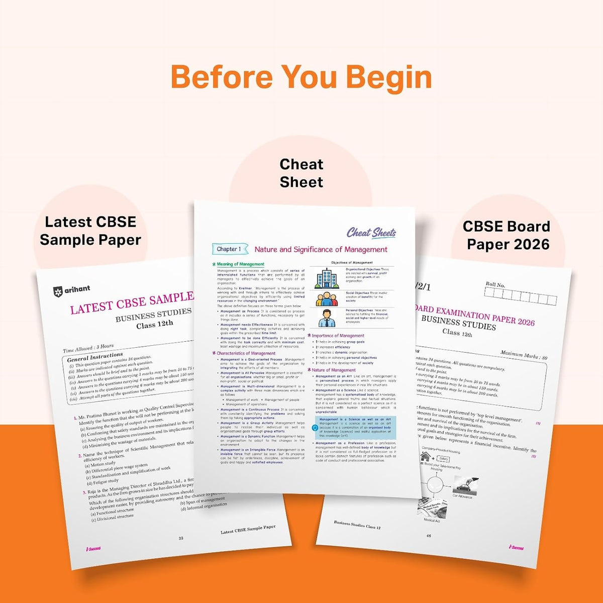Arihant i-Succeed CBSE Sample Papers 2027 Class 12 Business Studies | 15 Sample Question Papers | Colour-Coded Revision Cheat Sheets, Toppers Copy with Expert Insights | Free Super Power Kit