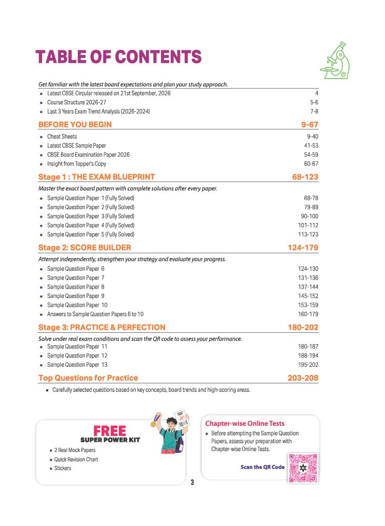 Arihant i-Succeed CBSE Sample Papers 2027 Class 12 Biology| 15 Sample Question Papers | Colour-Coded Revision Cheat Sheets, Based on Libre Office | Free Super Power Kit