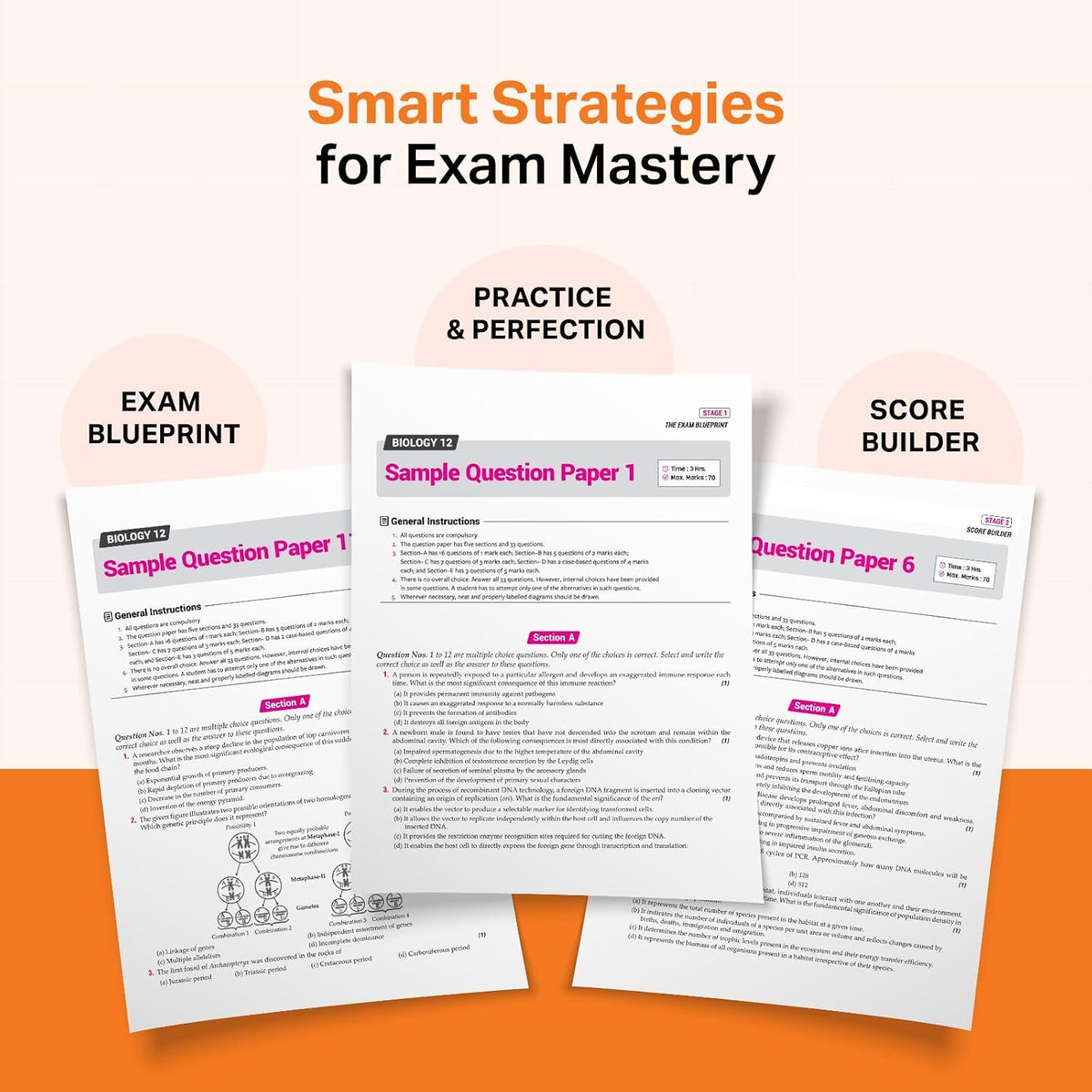 Arihant i-Succeed CBSE Sample Papers 2027 Class 12 Biology| 15 Sample Question Papers | Colour-Coded Revision Cheat Sheets, Based on Libre Office | Free Super Power Kit