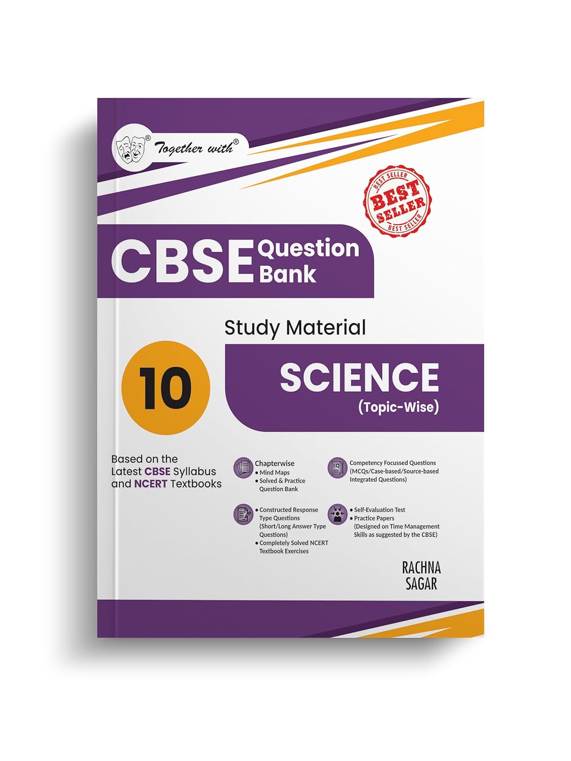 Together with CBSE Question Bank Class 10 Science for 2025-26 Exam (Chapterwise & Topicwise)