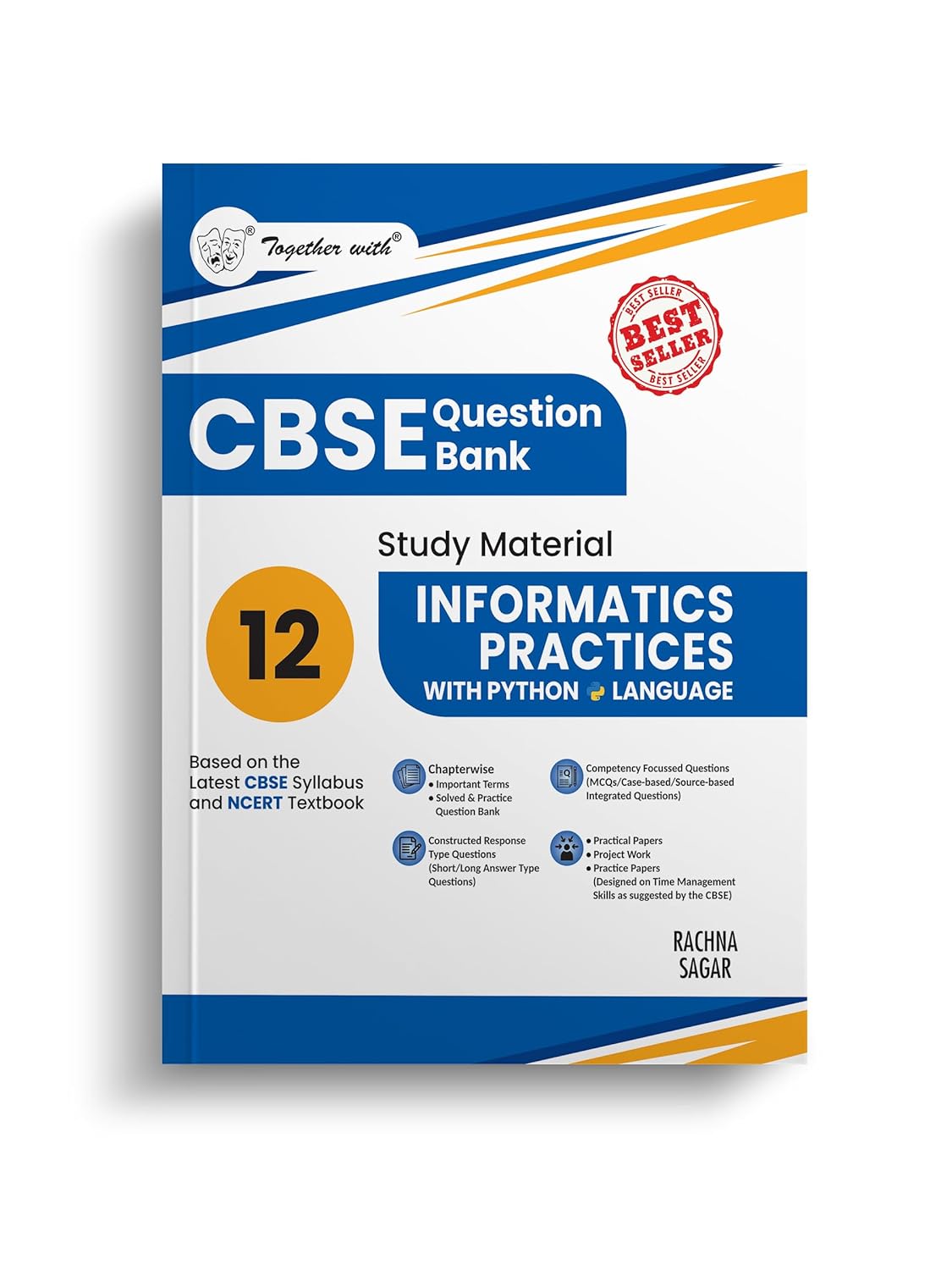 Together with CBSE Question Bank Class 12 Informatics Practices with Python for 2025-26 Exam (Chapterwise & Topicwise)