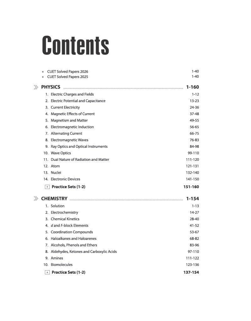 Arihant NTA CUET UG 2027 Domain Science Study Guide | Physics, Chemistry, Mathematics & Biology | 4000+ Exam Pattern MCQs, Solved Paper 2026, 2 Practice Sets & Quick Revision Notes