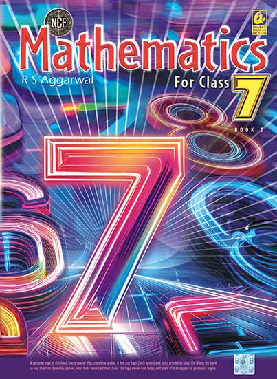 RS Aggarwal Maths Class 7 for CBSE (Book-2) 2026-27 Exams | 2026 Print with Updated Contents (Original Copy & Hologam)