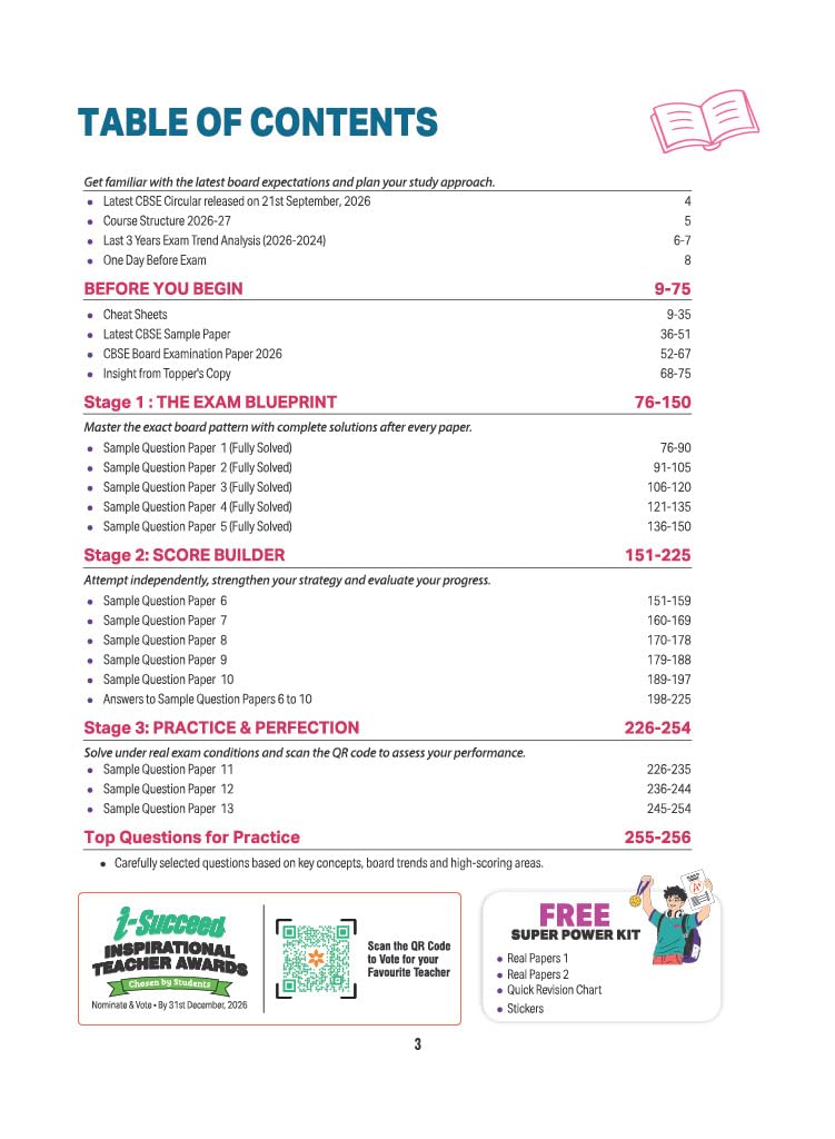 Arihant i-Succeed CBSE Sample Papers 2027 Class 12 English Core | 15 Sample Question Papers | Colour-Coded Revision Cheat Sheets, Toppers Copy with Expert Insights | Free Super Power Kit