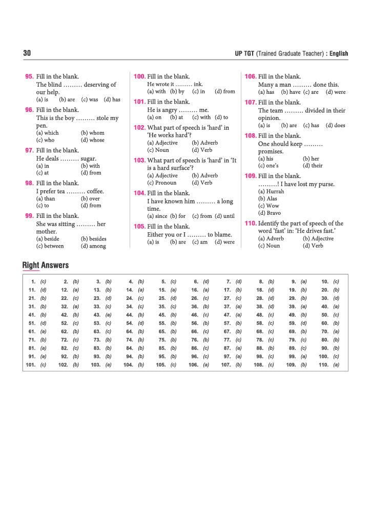 Arihant UP TGT English Book 2027 | UP TGT Selection Exam Preparation | Chapterwise Coverage, Practice Questions, TGT PYQs, 5 Practice Sets with OMR Sheets & Latest 2026 Solved Paper