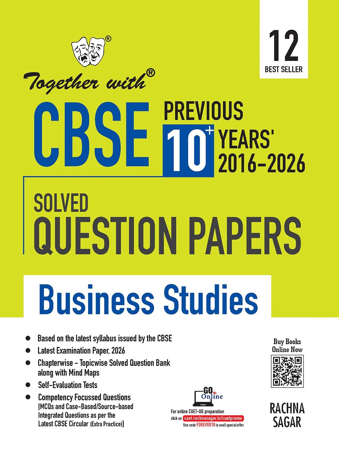 Together with CBSE Class 12 Business Studies PYQ Previous 10+ Years Chapter-wise Solved Question Bank Exam 2026-27 | Based on Latest Syllabus