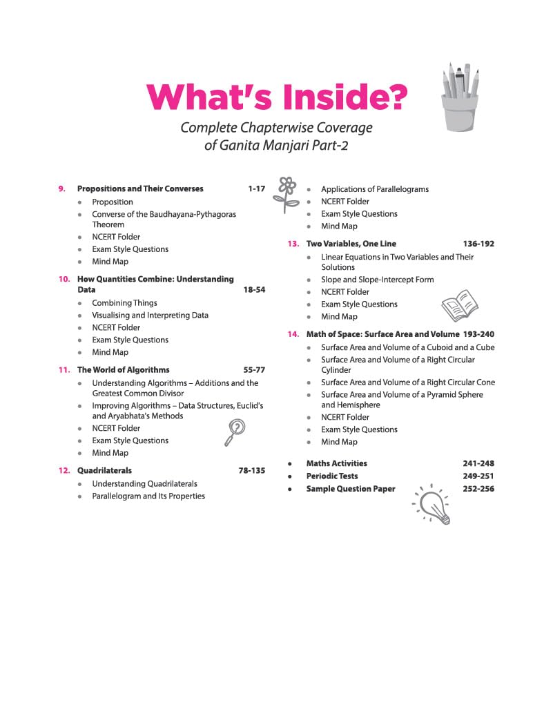 Arihant All in One CBSE Class 9 Ganita Manjari Part 2 2026-27 | Based on Mathematics Latest NCERT & CBSE Syllabus | Focused Theory, Practice Exercises, CBQs, Mind Maps & Sample Paper