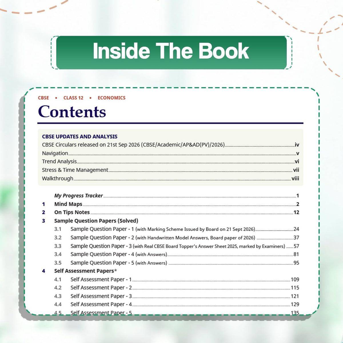 Oswaal Sample Paper Class 12 Economics for CBSE 2026-27 Board Exams based on latest CBSE SQP dated (21 Sep 2026) | New Questions Typologies