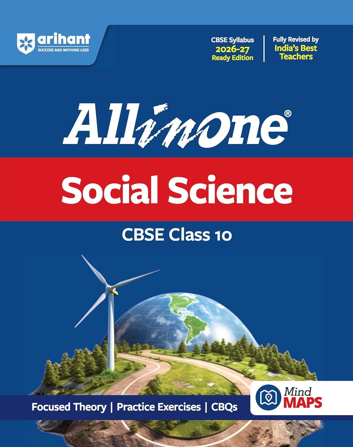 All in One Social Science Class 10 for CBSE Exam 2026-27 | NCERT Based Complete Theory, Practice Exercises, CBQs, A-R, Sample Papers & Mind Maps | Revised Edition as per Latest Syllabu