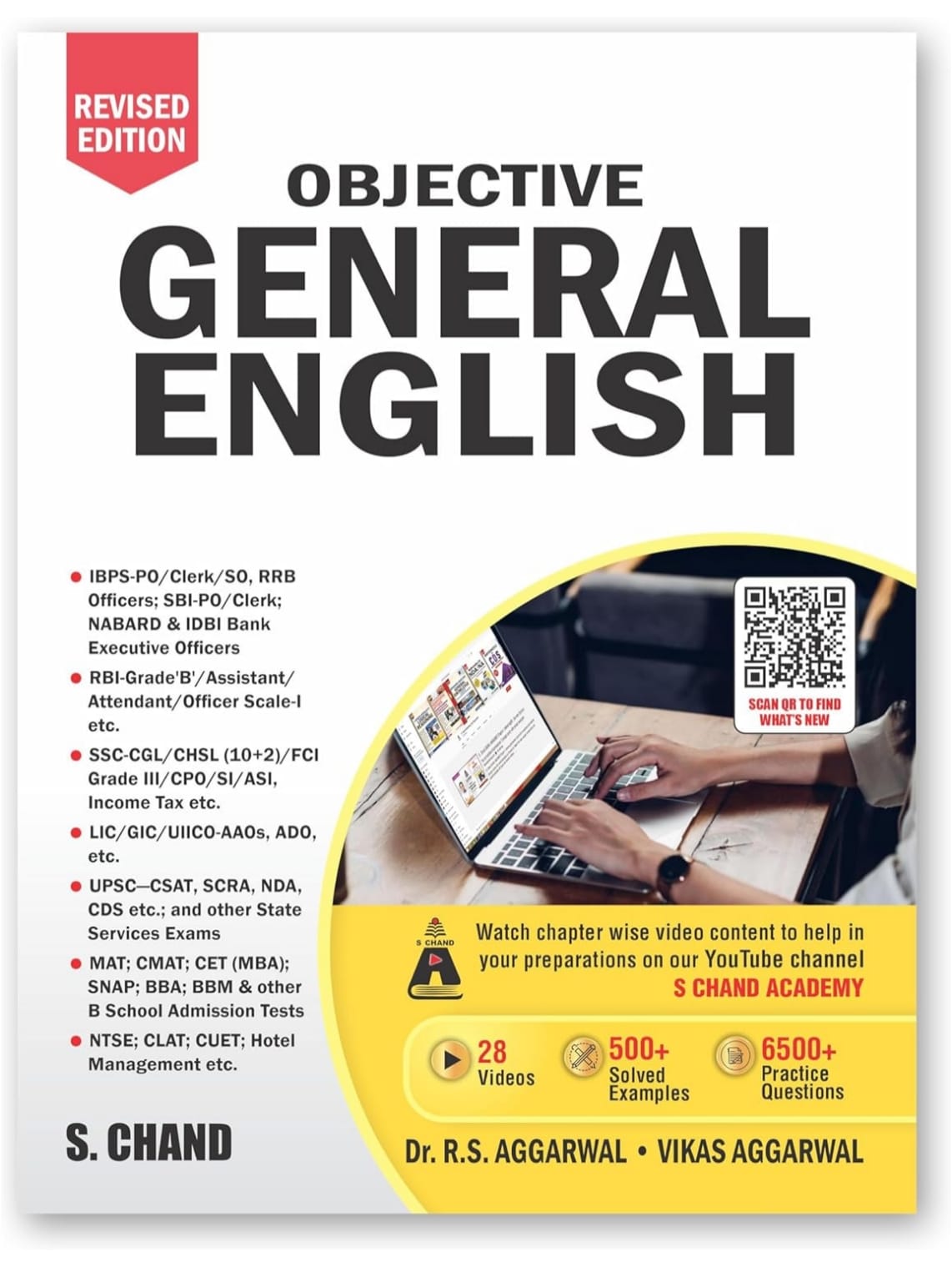 S. Chand's Objective General English For SSC CGL CHSL, IBPS, Bank PO, Railway, Police, PCS, CTET, MBA, GMAT, and All Central & State Level Competitive Exams