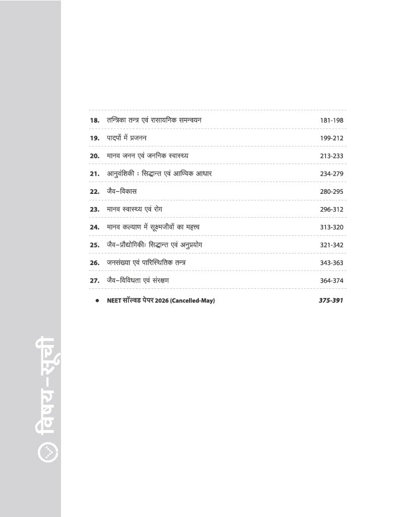 Arihant 39 Years NEET Chapterwise Topicwise Levelwise Biology (Jeev Vigyan) | 3000+ PYQs NEET AIPMT (2026–1988) | Authenticated Solutions with Revision Question Tagging | Key Ideas, Concept Enhancer