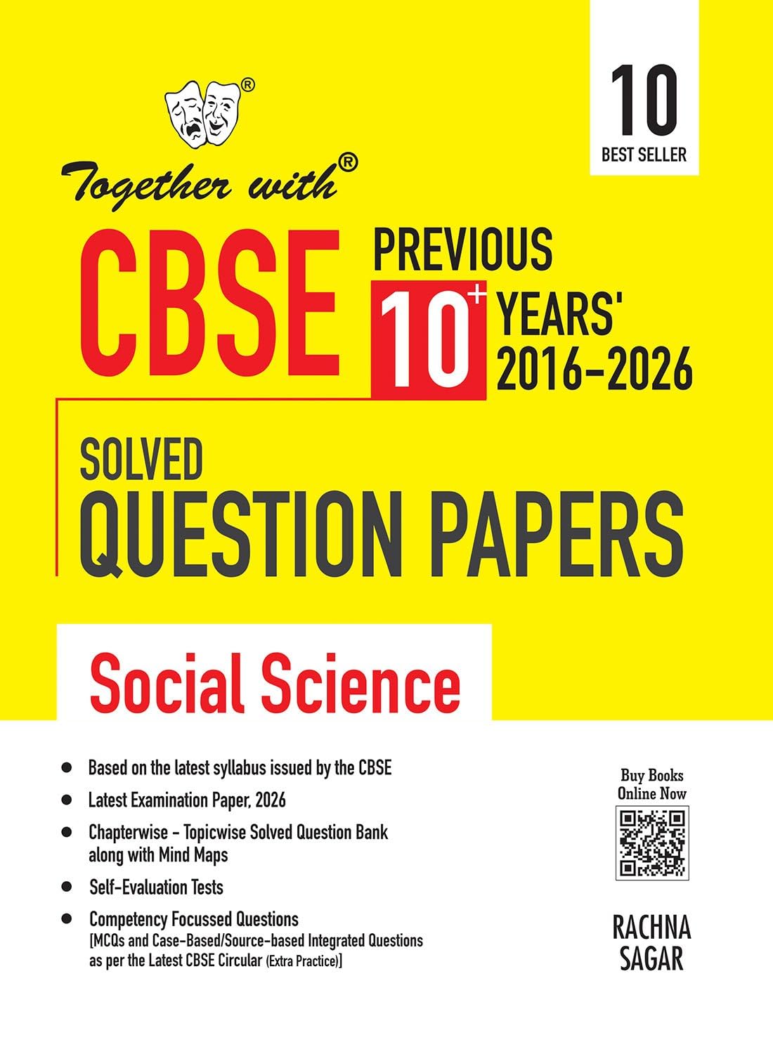 Together with CBSE Class 10 Social Science PYQ Previous 10+ Years Chapter-wise Solved Question Bank Exam 2026-27 | Based on Latest Syllabus