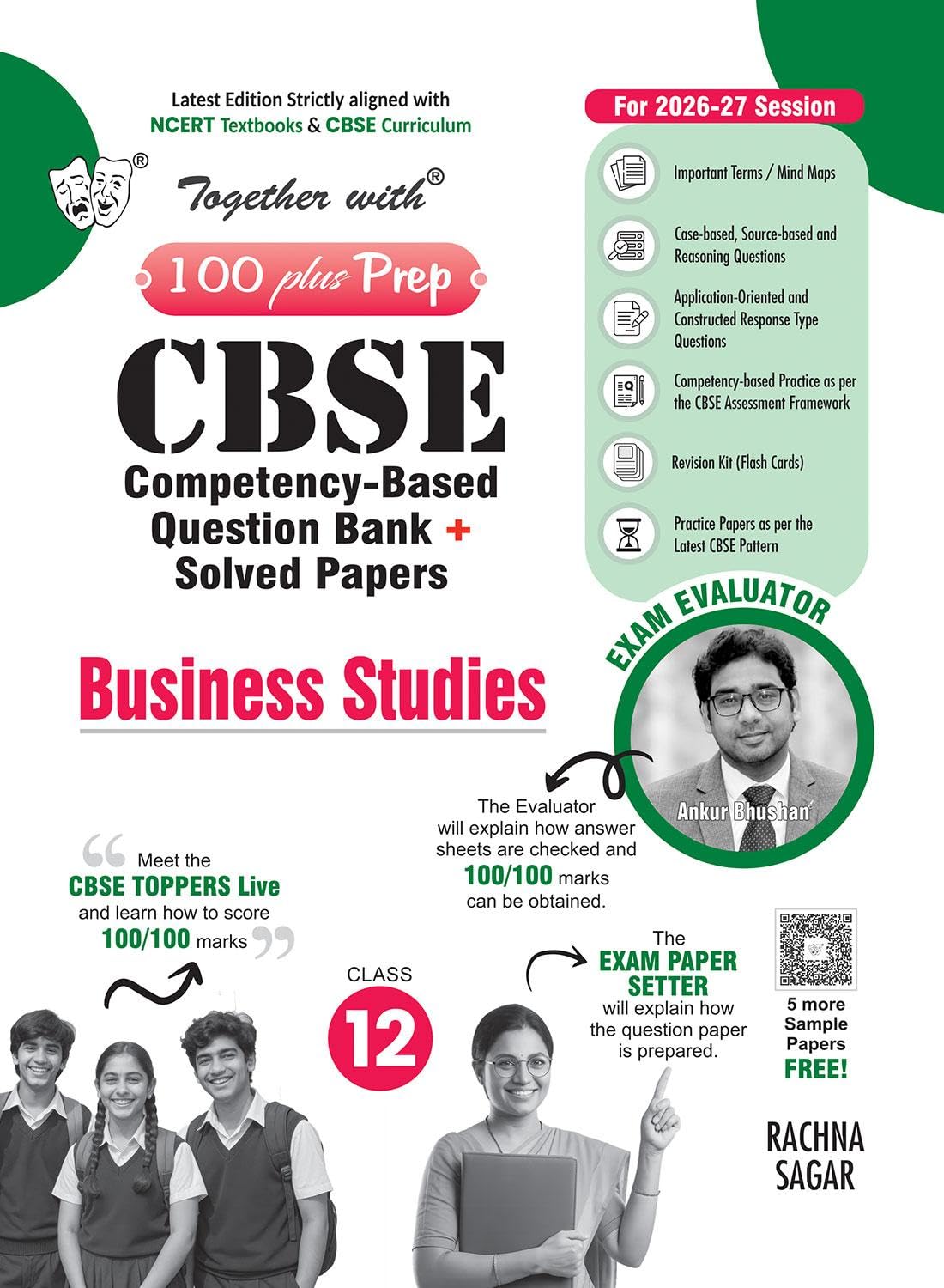 Together with 100 Plus Prep CBSE Chapter wise Question Bank Business Studies for Class 12 2026–2027| With NCERT-Based Topic-wise Questions, 10 ... & Latest examination paper 2026 with answers