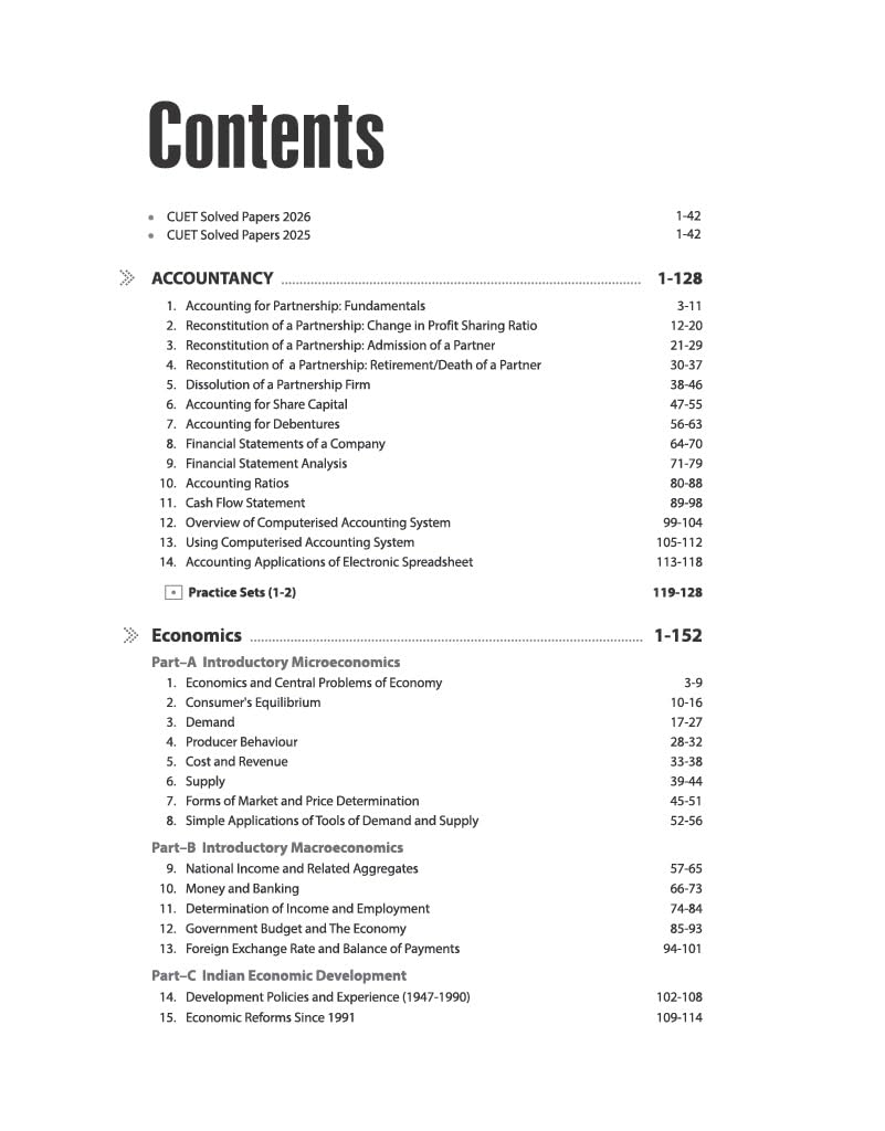 Arihant NTA CUET UG 2027 Section II Domain Commerce| Accountancy, Economics, Business Studies, Applied Mathematics | 4000+ Exam Pattern MCQs, Solved Paper 2026, Quick Revision Notes & 2 Practice Sets