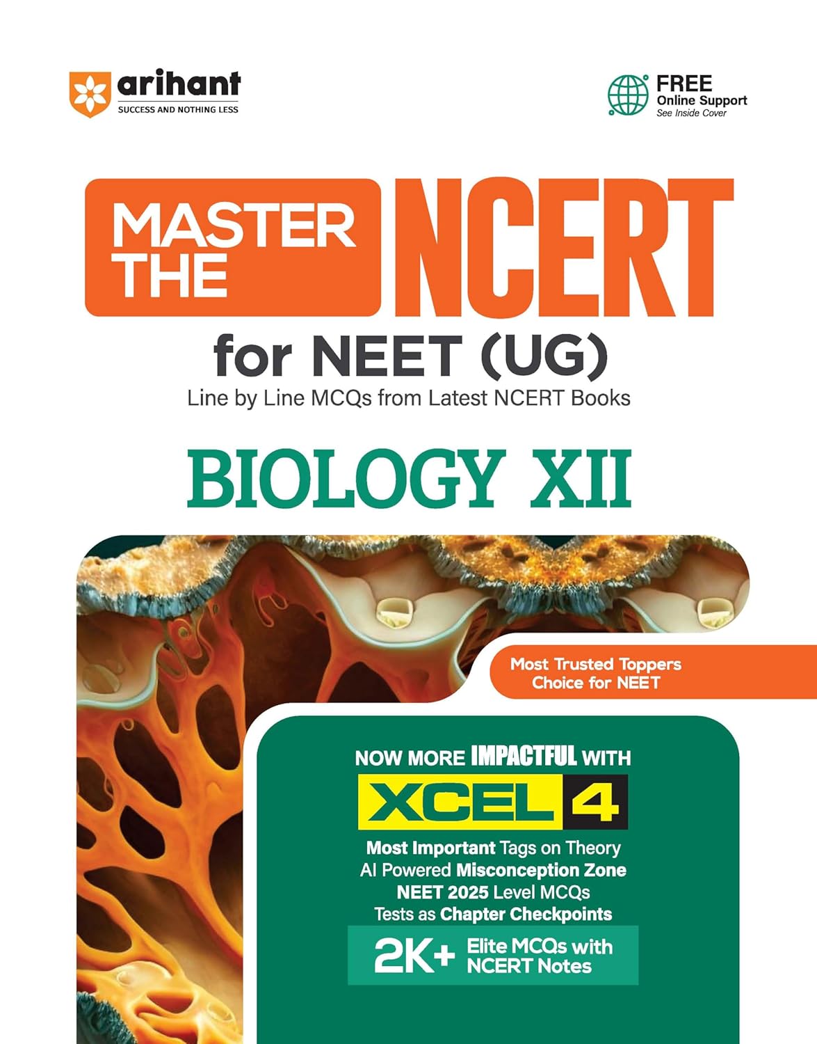Arihant Master the NCERT Biology Class 12 | For NEET (UG) & CUET 2027 | Line by Line MCQs from Latest NCERT Book | NCERT-Based 3000+ MCQs, AI-Based Misconception Zone