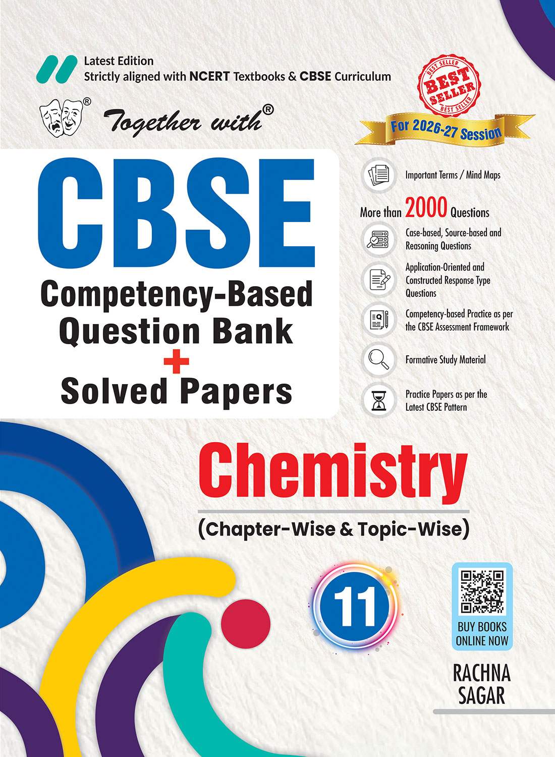 Together with CBSE Class 12 Question Bank for Chemistry 2026-27 as per latest syllabus | Includes PYQs & Practice Papers | Most Recommended CBSE Reference Book for 2027 Board Exams