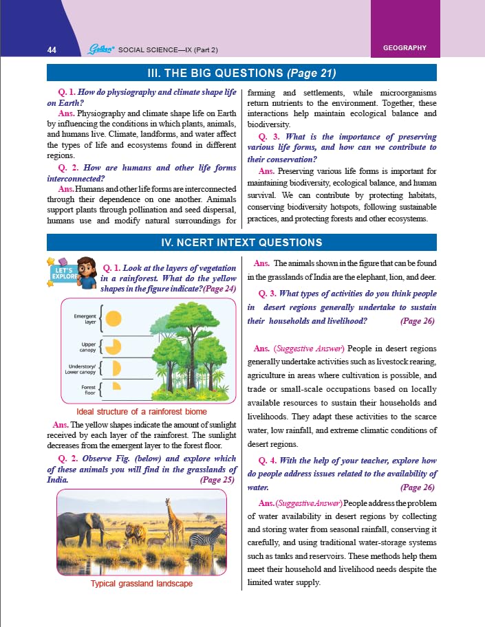 Golden Social Science Study Material | Based on New NCERT UNDERSTANDING SOCIETY: INDIA AND BEYOND (PART-2) Class 9 | CBSE 2027 Exams | Summary | Multi Color Edition | Video Animation