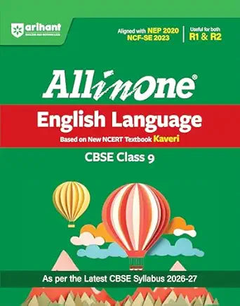 All in One English Language & Literature Class 9 for CBSE Exams 2025-26 | Revised Edition as per latest syllabus | CBQs, Focused Theory, ... & Literature, Review Exercises, Sample Papers