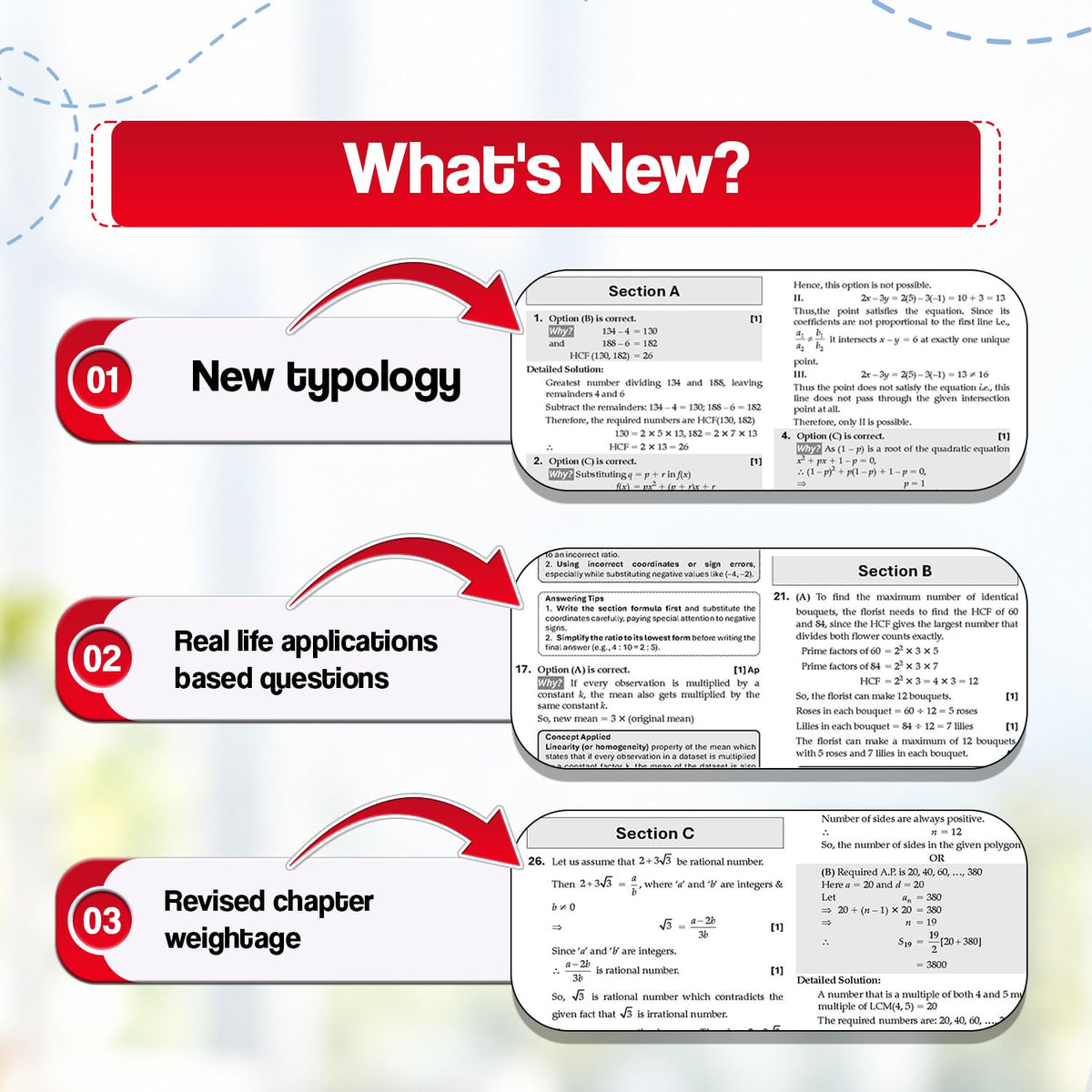 Oswaal Sample Paper Class 10 Mathematics Standard for CBSE 2026-27 Board Exams based on latest CBSE SQP dated (21 Sep 2026) | New Questions Typologies