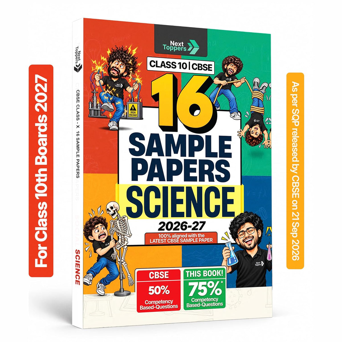 Next Toppers Sample Paper Class 10 Science CBSE 2026-27 Examination| 16 SQPs for Board Exam 2027 | 75% Competency-Based Questions