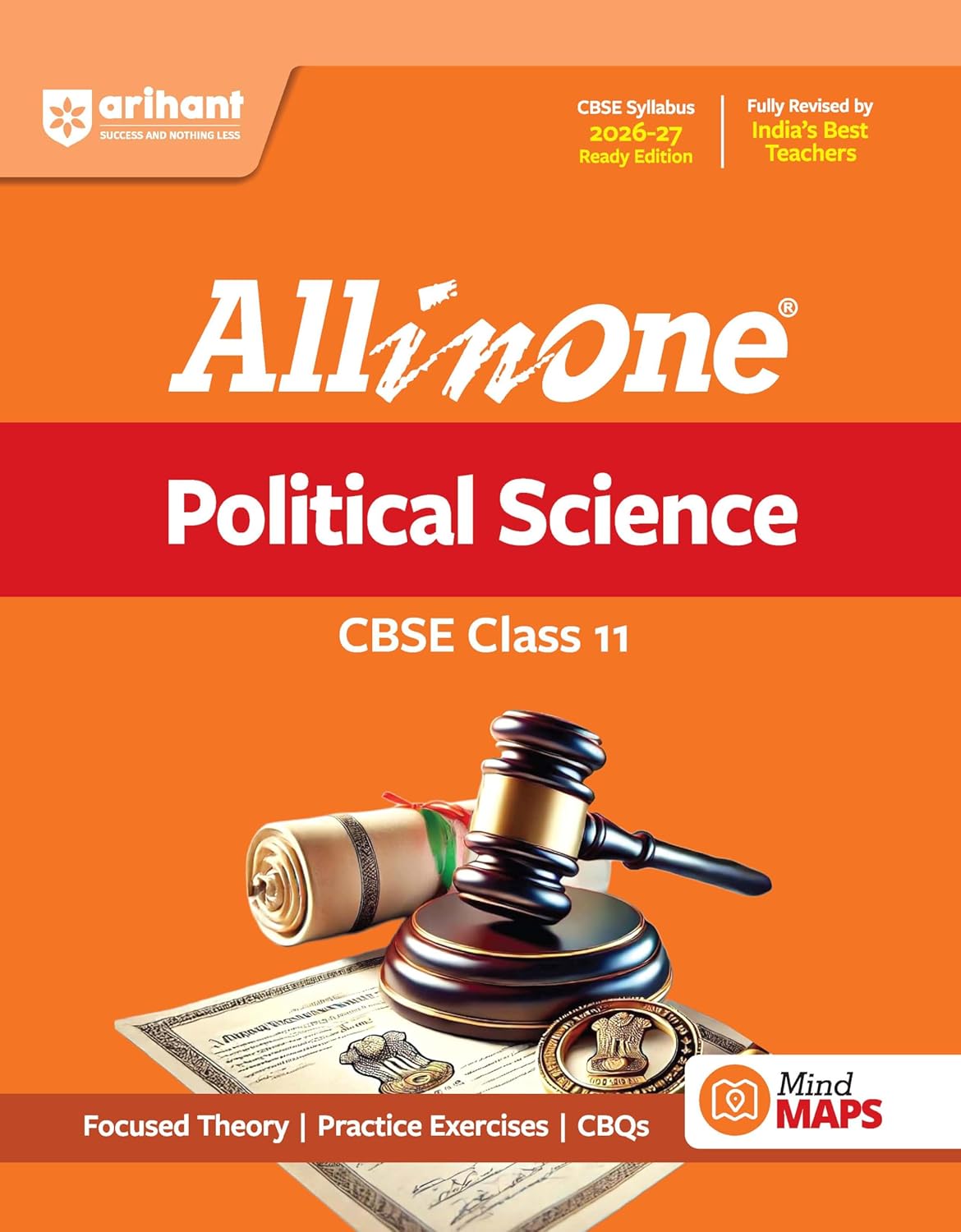 All in One Political Science Class 11 for CBSE Exam 2026-27 | NCERT Based Complete Theory, Practice Exercises, CBQs, A-R, Sample Papers & Mind Maps | Revised Edition as per Latest Syllabus