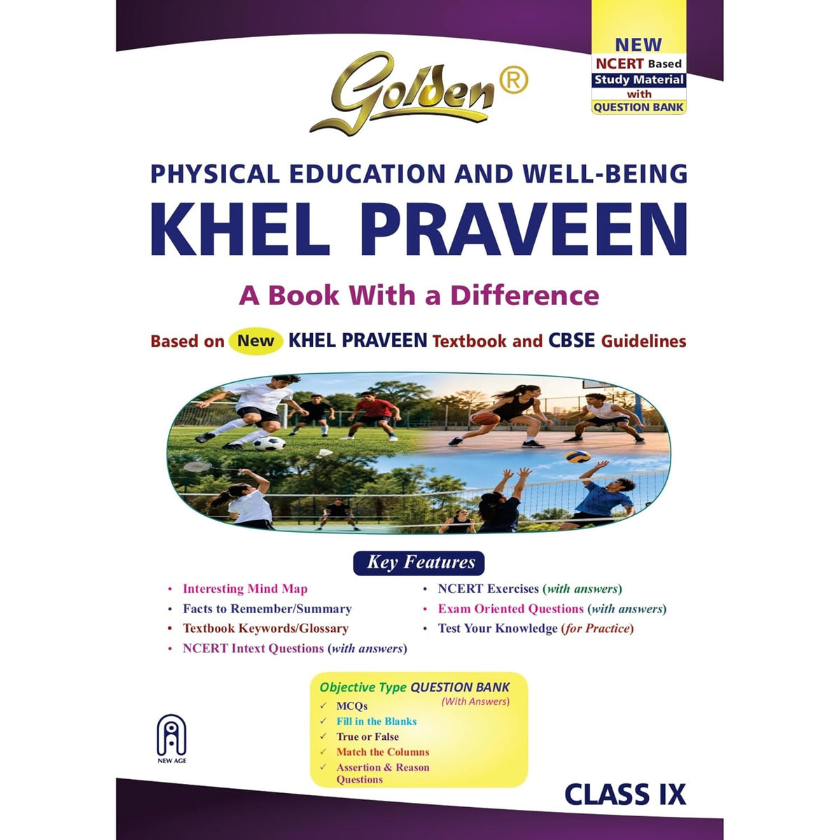 Golden Physical Education and Well-Being Khel Praveen For Class 9 | Based on New NCERT Textbook and CBSE Guidelines | For 2027 CBSE Exams | Interesting Mind Map | Summary | Exam Oriented Questions