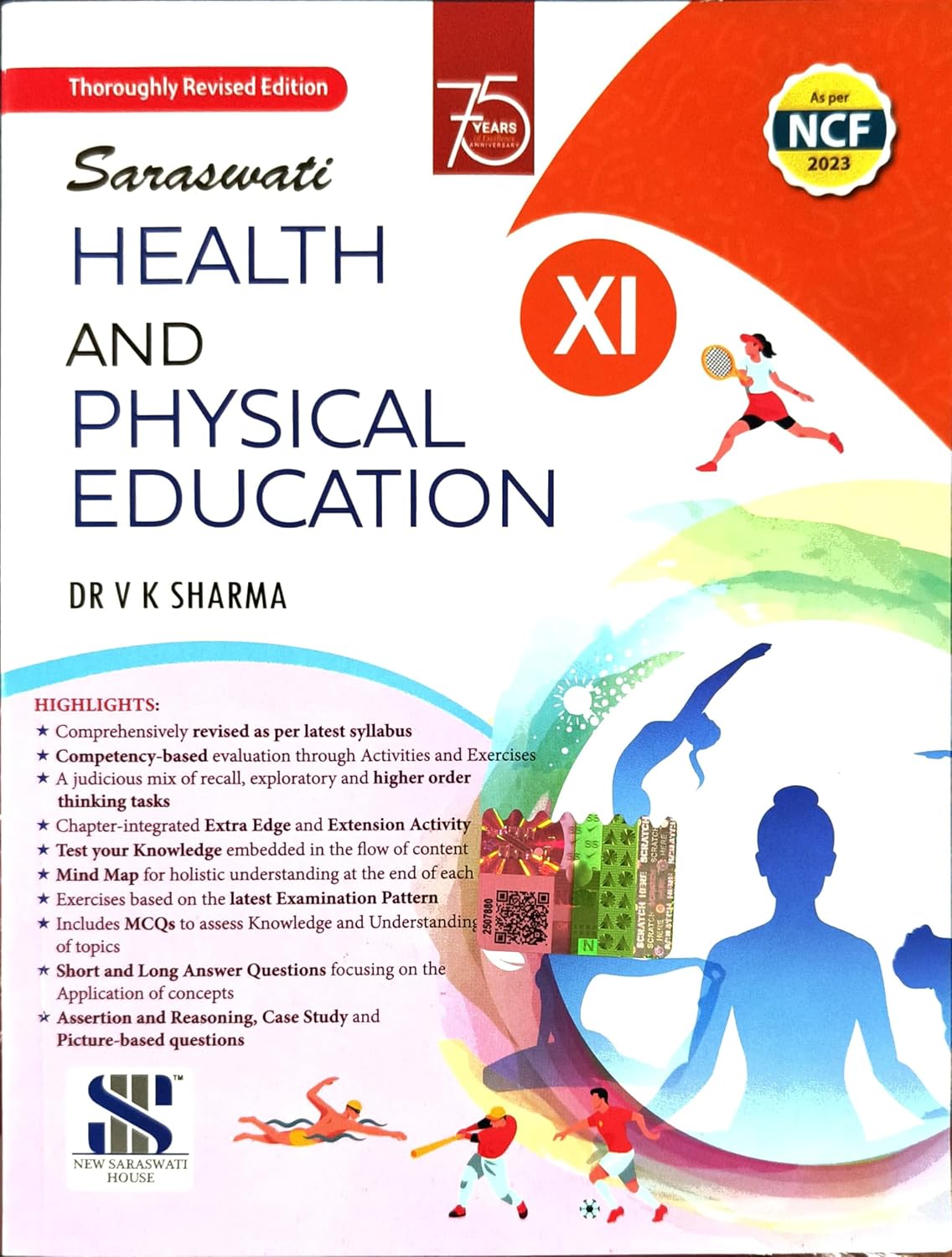 Saraswati Health and Physical Education Class 11th Latest Edition for CBSE 2026 -27 Examination