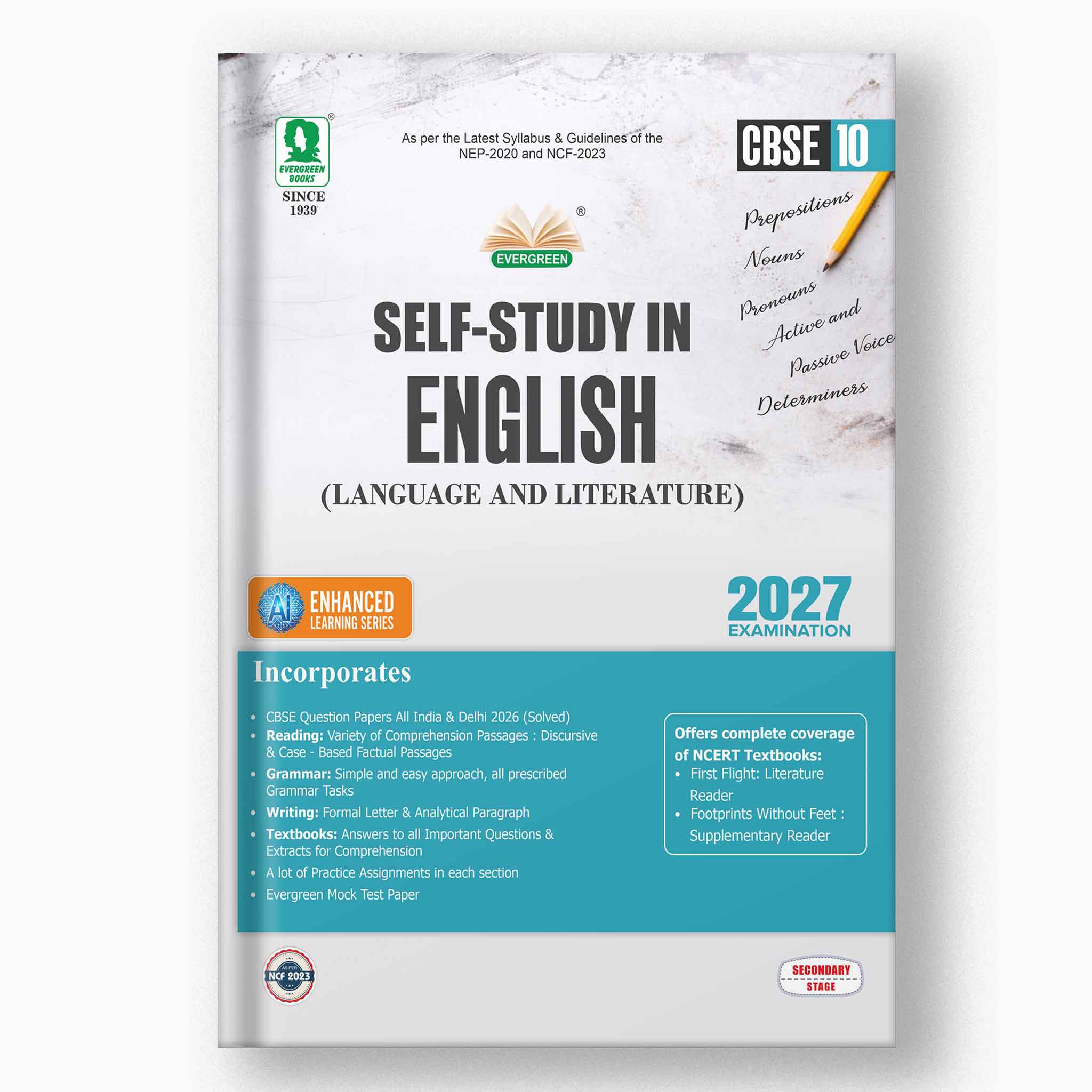 Evergreen CBSE Self-Study  English Language and Literature for Class 10
