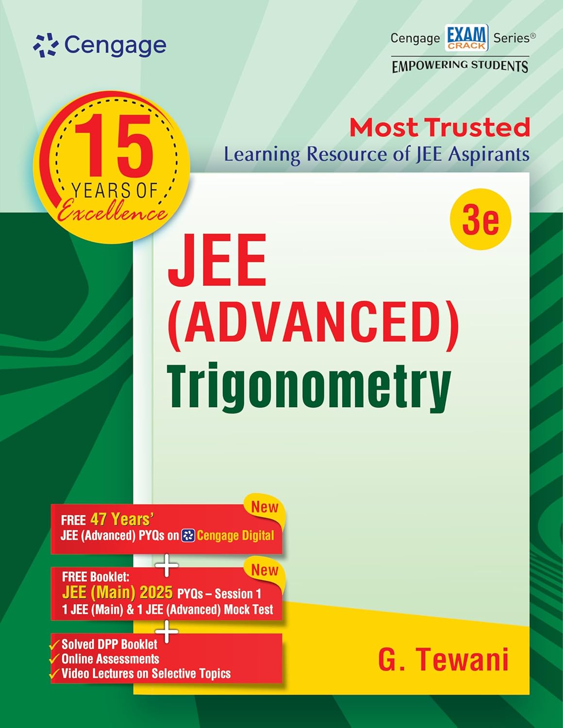 Cengage JEE Advanced Trigonometry with Free Online Assessments & Digital Content