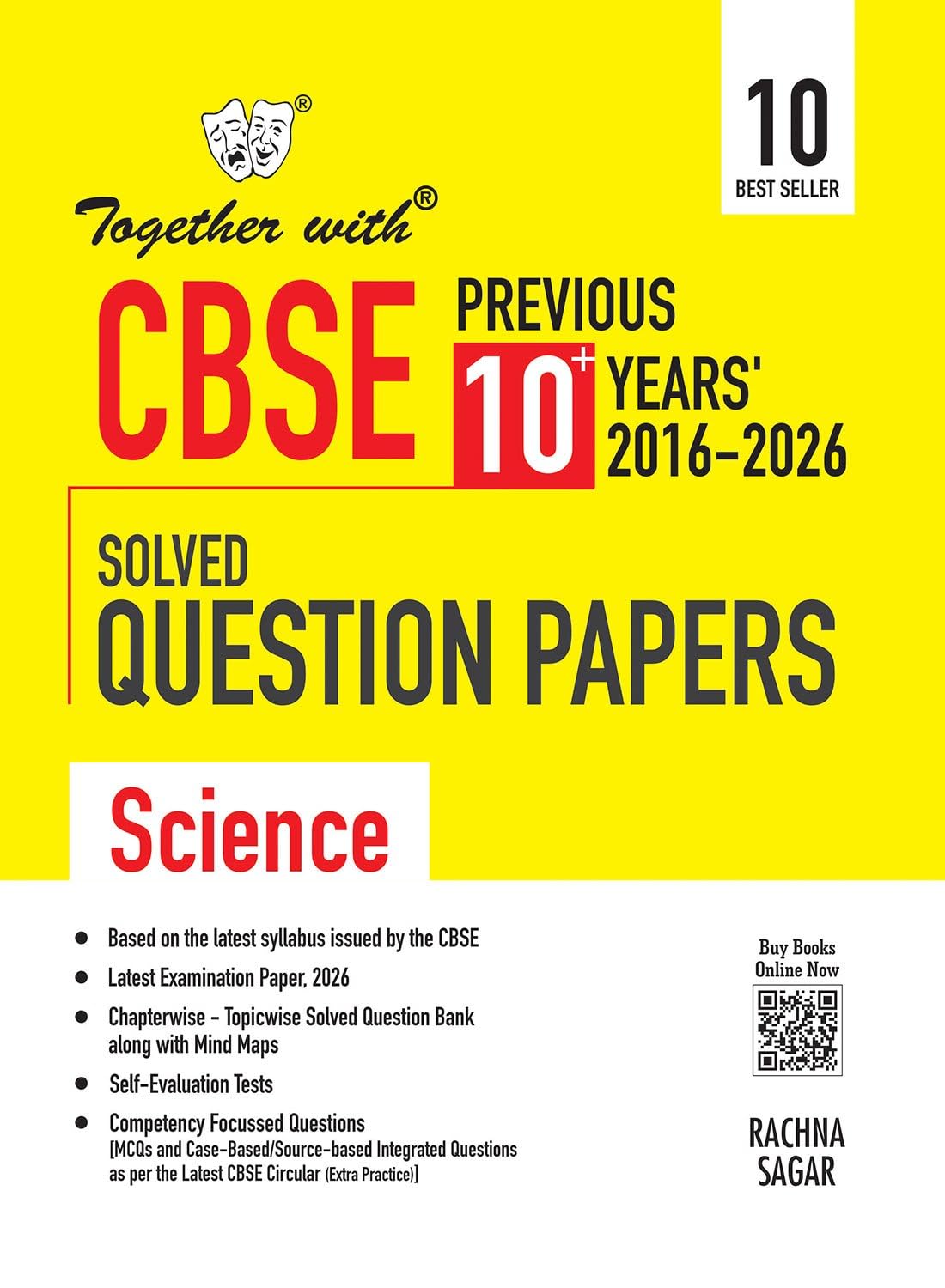 Together with CBSE Class 10 Science PYQ Previous 10+ Years Chapter-wise Solved Question Bank Exam 2026-27 | Based on Latest Syllabus