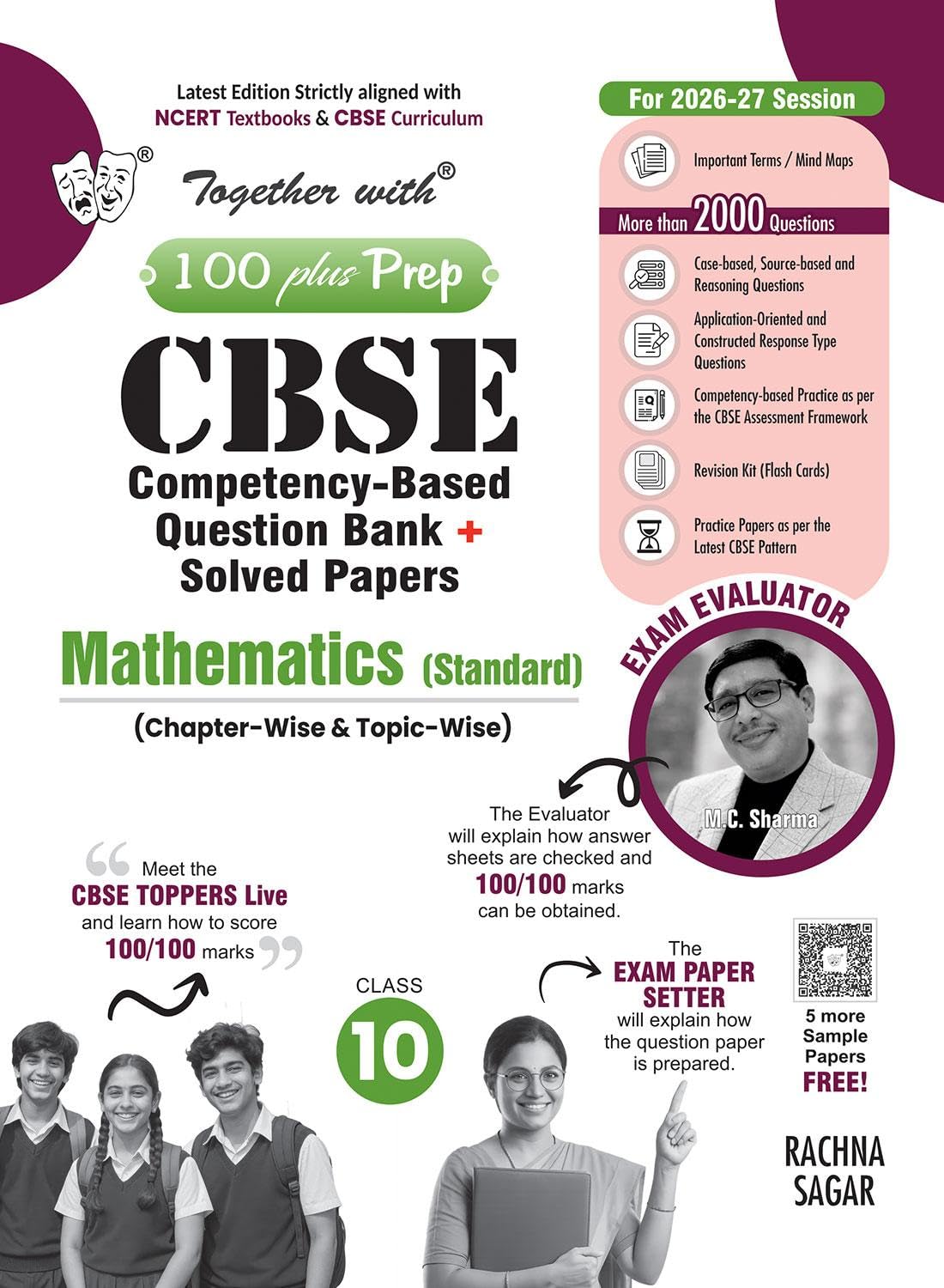 Together with 100 Plus Prep CBSE Question Bank Maths (Std) for Class 10 2027 Board Exam| With 2000+ Questions, Mind Maps, Practice Papers & Latest ... Solved Questions, Mind Maps & Practice Papers