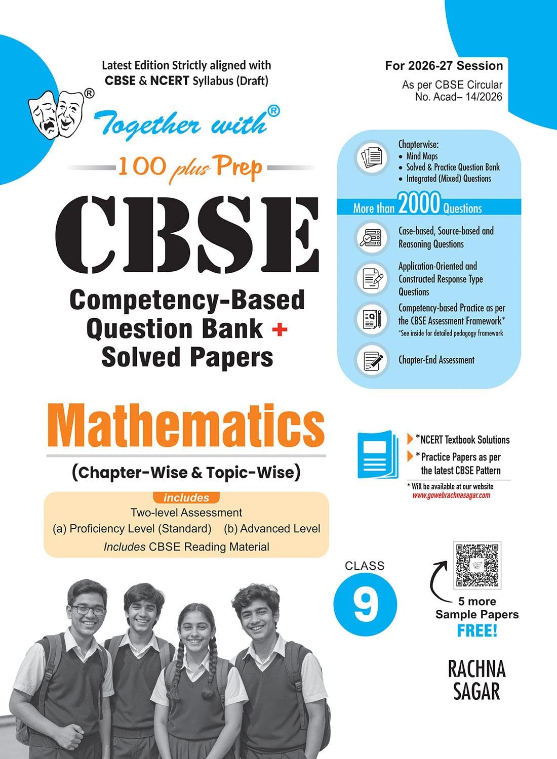 Together With CBSE Class 9 Mathematics Competency-Based Question Bank/Solved Papers 2026-2027