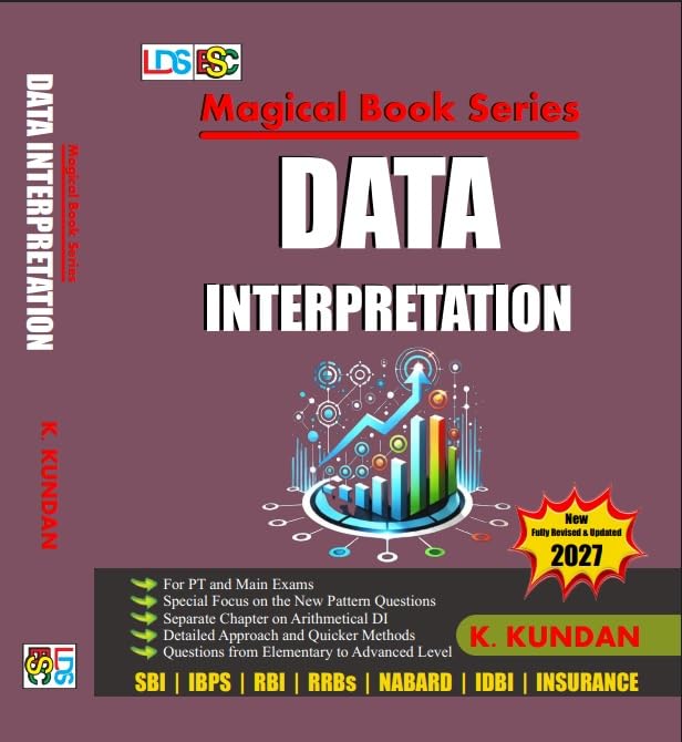 Magical Book Series Data Interpretation BY K KUNDAN, for SBI, IBPS, RBI, RRBs, Fully Revised & Updated 2027