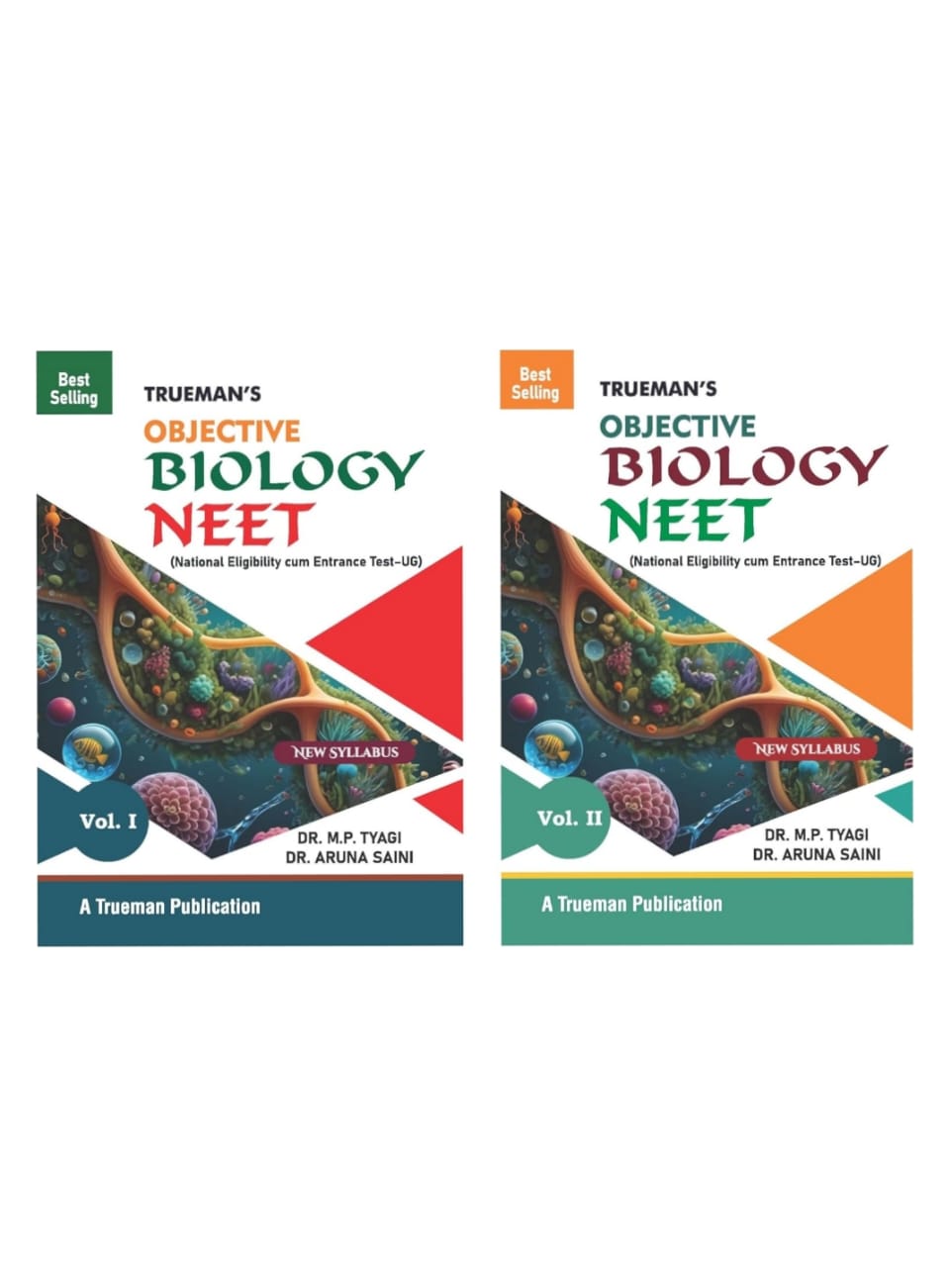 Trueman's Objective Biology For NEET Vol. I & II | Latest and Revised Edition | 10,000+ MCQ's | Includes NEET Paper 2024