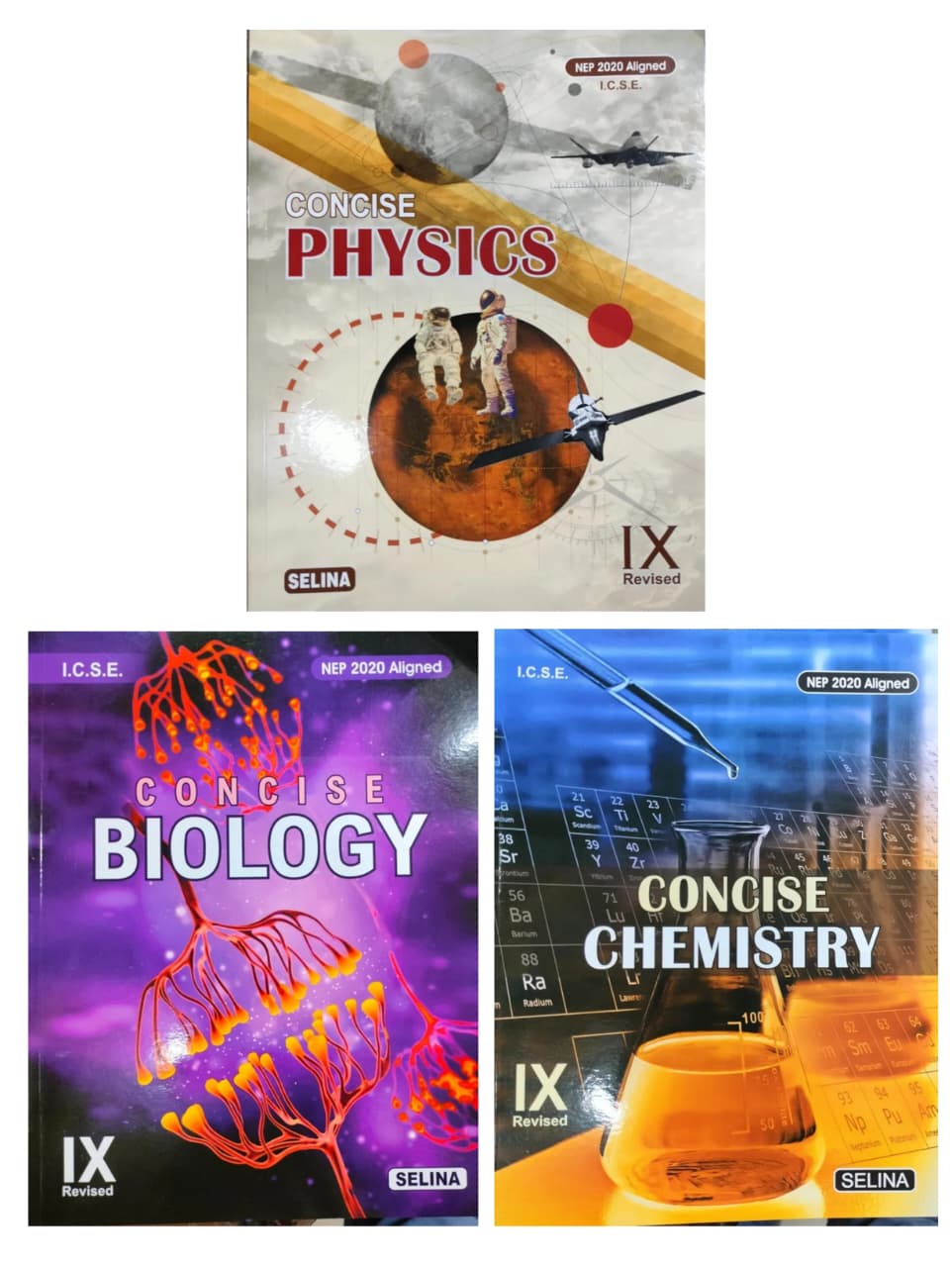 Selina Combo of Physics, Chemistry and Biology for Class 9 ICSE 2026-27 Edition with Digital Access Codes Inside the Books