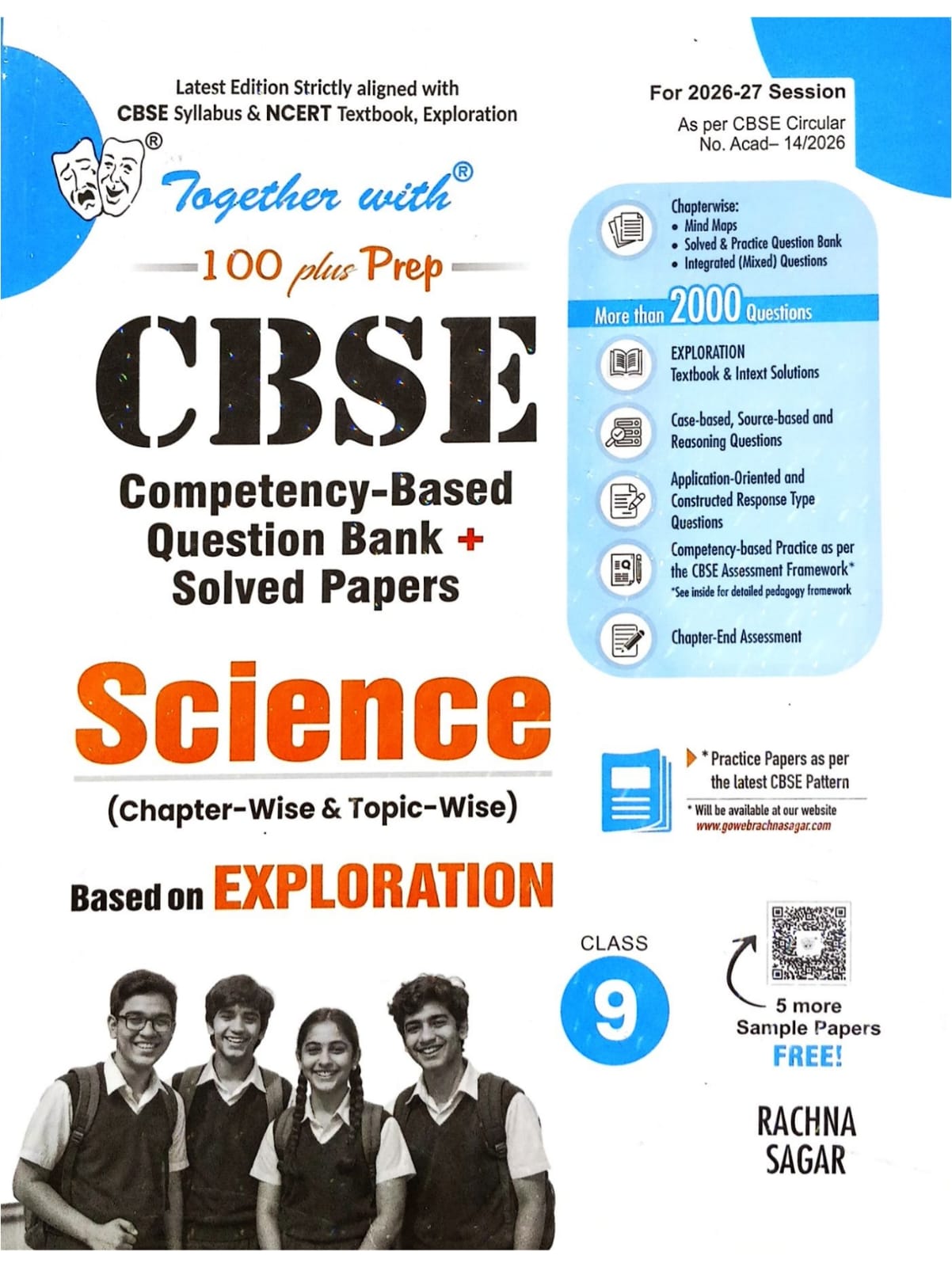 Together with CBSE Question Bank Science Exploration for Class 9 2027 Exam| Based on Latest CBSE Syllabus with Chapter wise & Topic wise Solved Questions, Mind Maps & Practice Papers