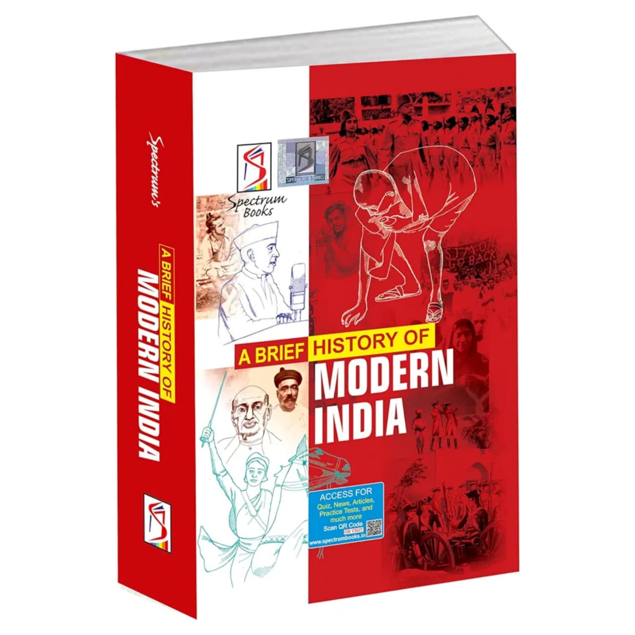 Spectrum A Brief History of Modern India 2025 | A Brief History of Modern India in English | Latest Revised Edition