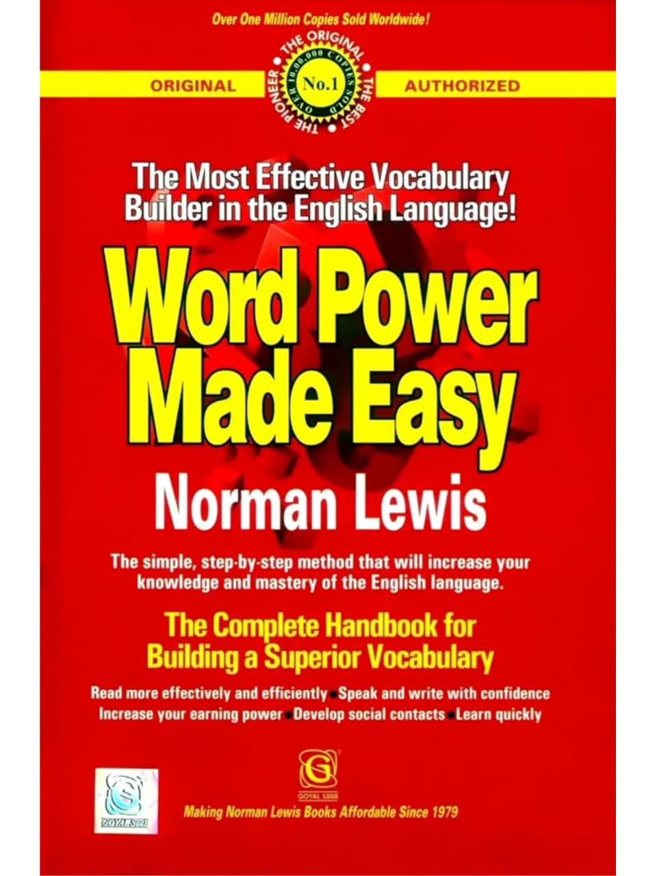 Word Power Made Easy - RED COVER | Original and Authorized | The Most Effective Vocabulary Builder In the English Language Over One Millions Copies sold worldwide | With Self Preparation Test, useful for all English exams | Latest 2025 Edition