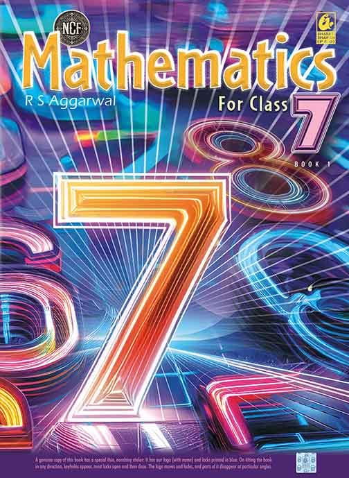 Bharati Bhawan RS Aggarwal Class 7 Maths 2026 Edition Part 1 | Latest NCERT Pattern Based Updated Eighth Edition of Mathematics R S Aggarwal Class 7 (Book 1)