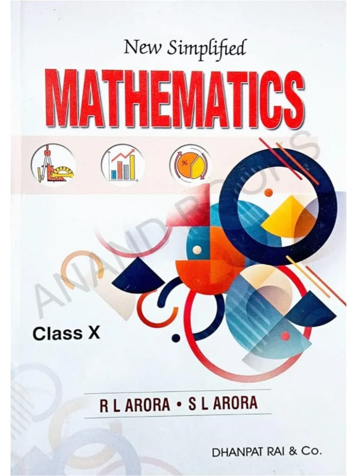 Dhanpat New Simplified Mathematics for Class 10 by RL Arora & SL Arora 2026-27 Edition