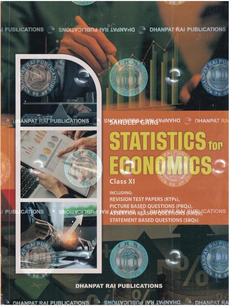 Introductory Statistics for Economics Class 11 Sandeep Garg 2026-27 Examinations | Sandeep Garg Class 11 Economics 2026 Latest Revised Edition